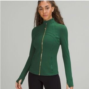 lululemon athletica Forest Green Zip Athletic Jacket